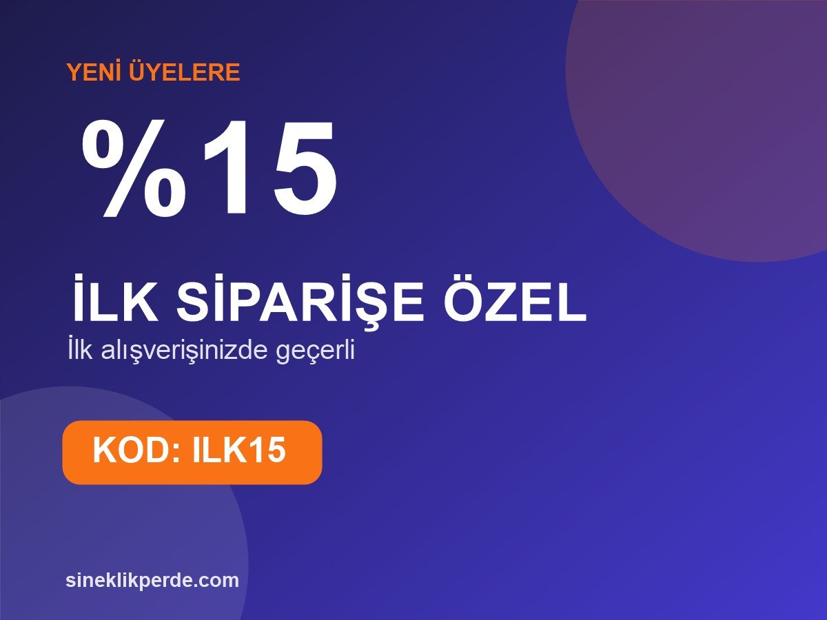 İlk Siparişe Özel